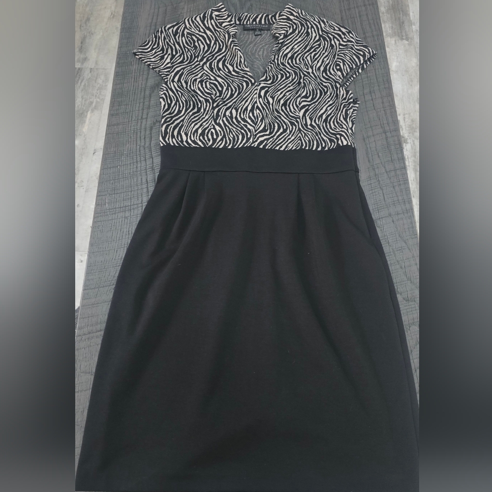 Connected Apparel Black and White Dress - Picture 2 of 6